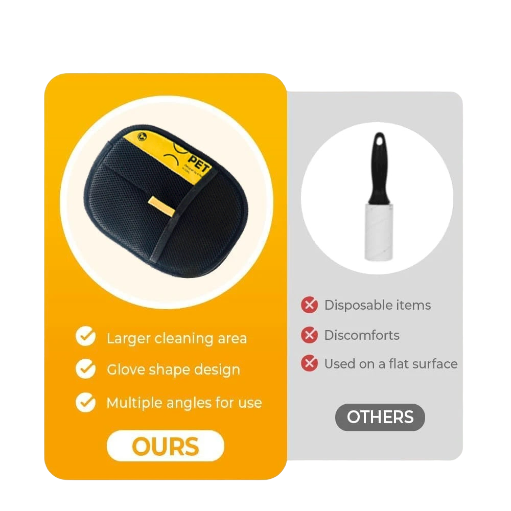 Professionele handschoen verwijder dierenhaar met topkwaliteit die meer waard is dan de prijs. - kades