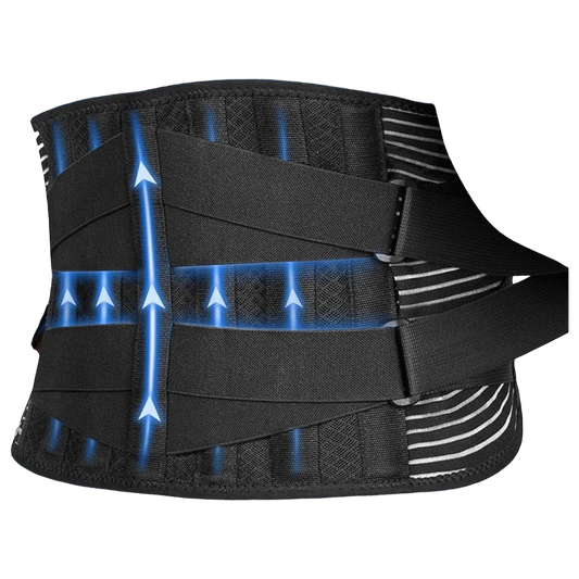 Double Pull Back Lumbar Support Belt | Spine Decompression & Posture Corrector - kades