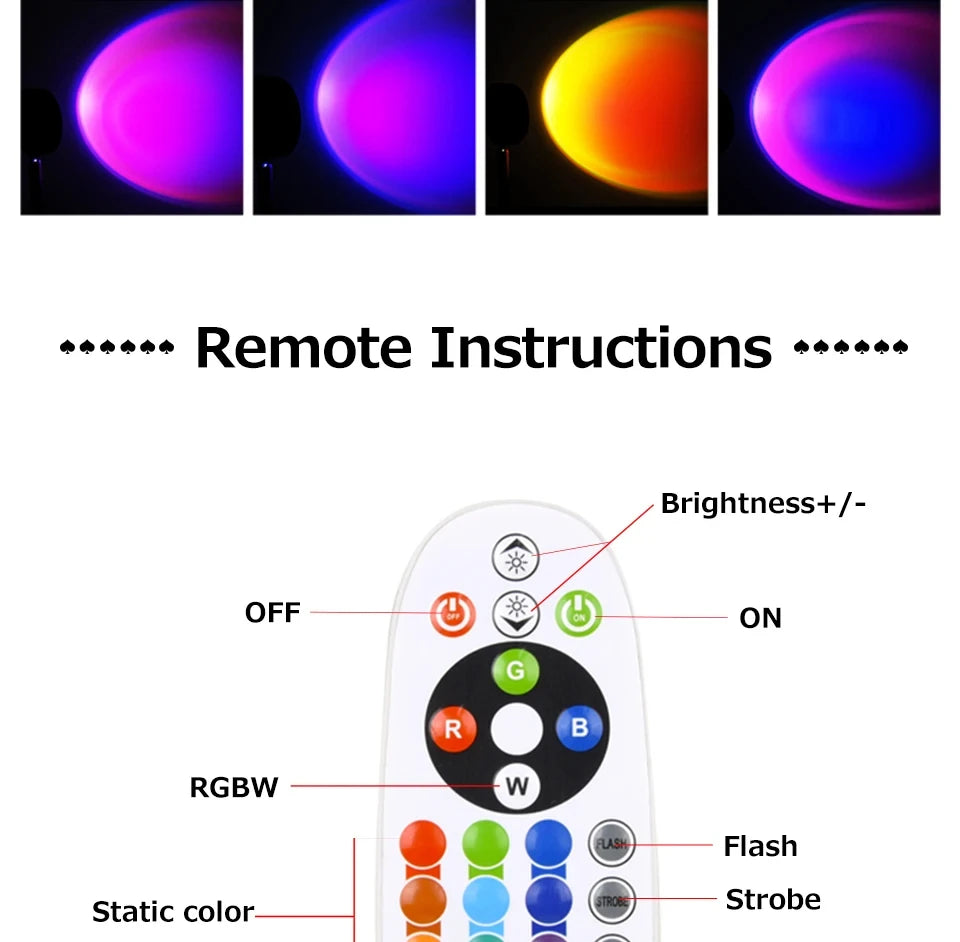 Sunset-Projektorlampe – Bluetooth-Nachtlampe mit Regenschutz für Schlafzimmer und Dekoration